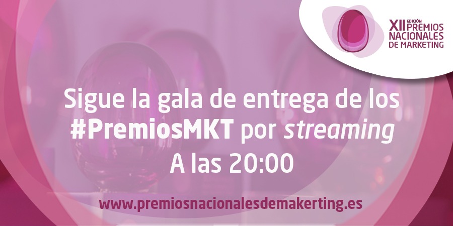 Te invitamos a seguir la gala de entrega de la XII edición por streaming