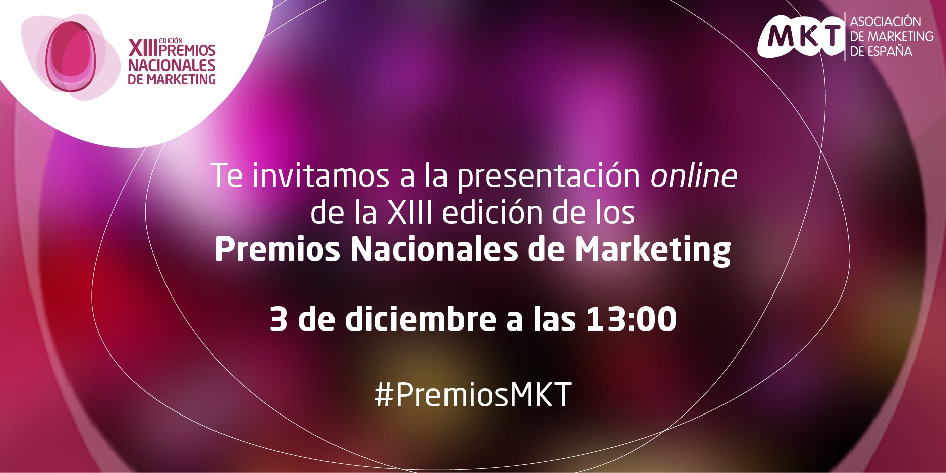 la presentación online de la XIII edición de los Premios Nacionales de Marketing