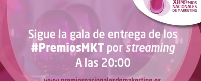 Te invitamos a seguir la gala de entrega de la XII edición por streaming